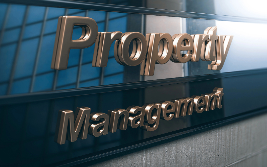 How to select a new property management company - property management sign on building