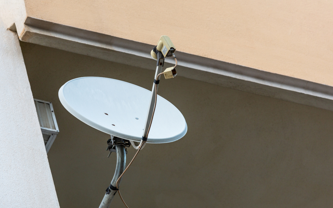 Satellite Dishes- satellite dish on balcony