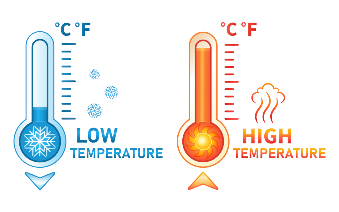 Temperature A Hot Topic For Condo Owners- image of hot and cold thermometers